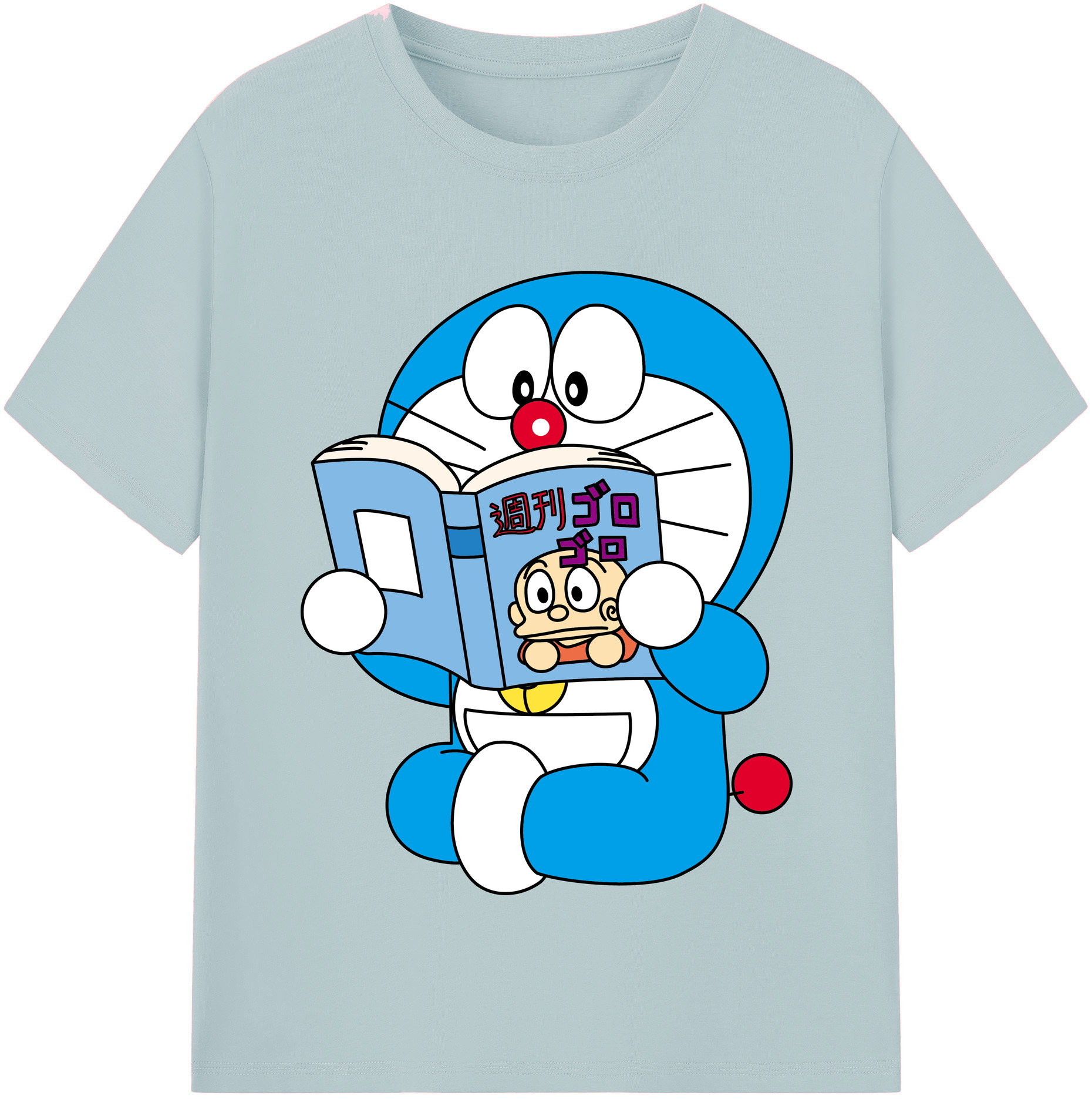 （画像用） ドラえもん Doraemon 綿100％半袖Tシャツ（フロントプリント）